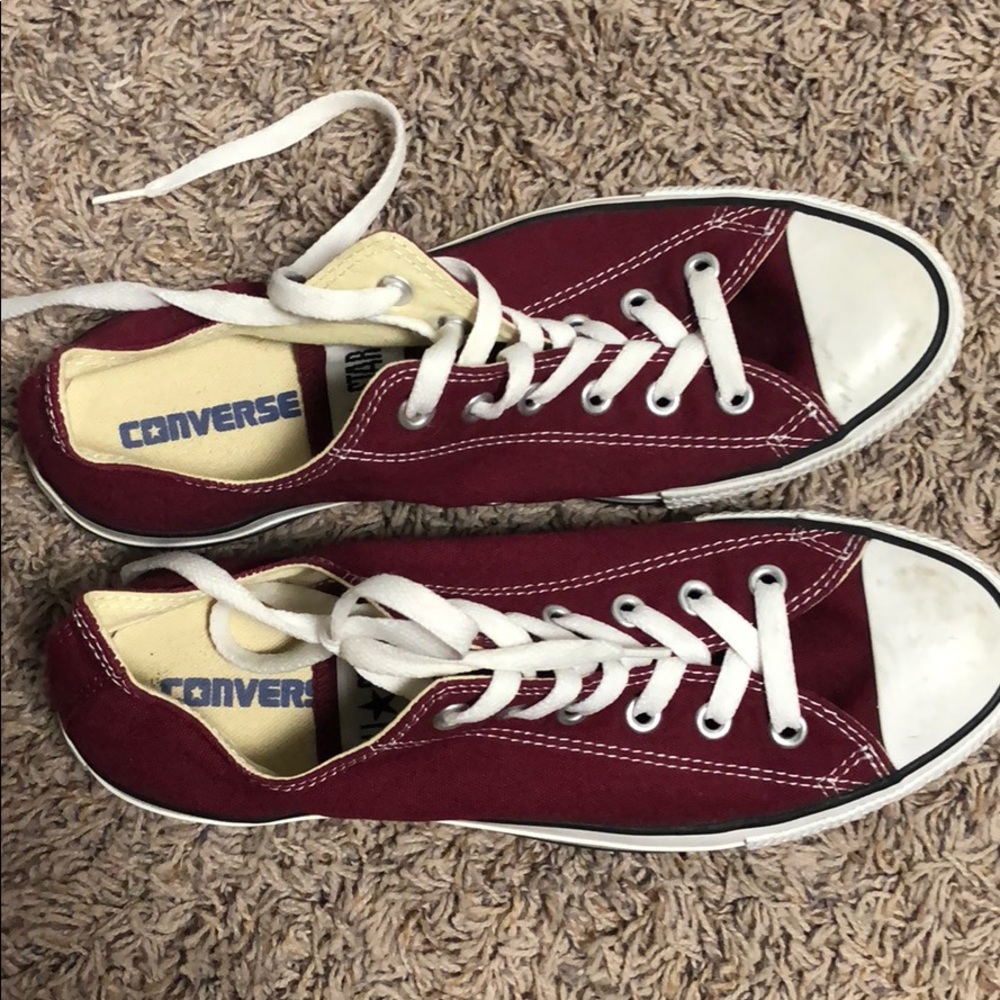 Maroon Converse size 10 women’s